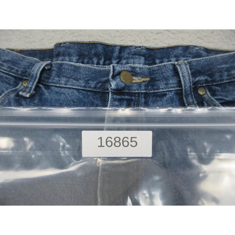 Wrangler Authentic Western Jeans Mens 36x30 Blue Medium Wash Regular Fit Denim